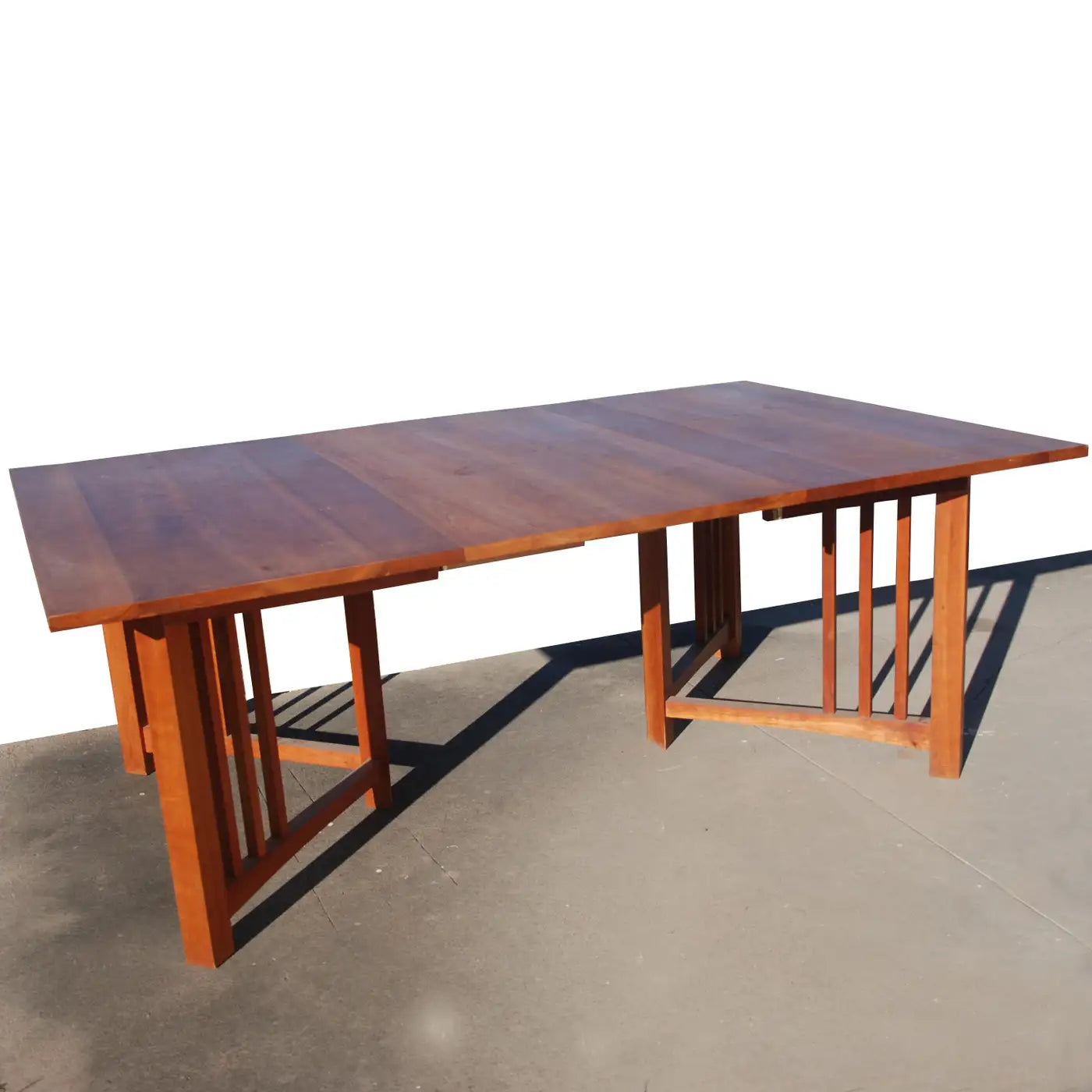 Handcrafted arts and crafts extension table