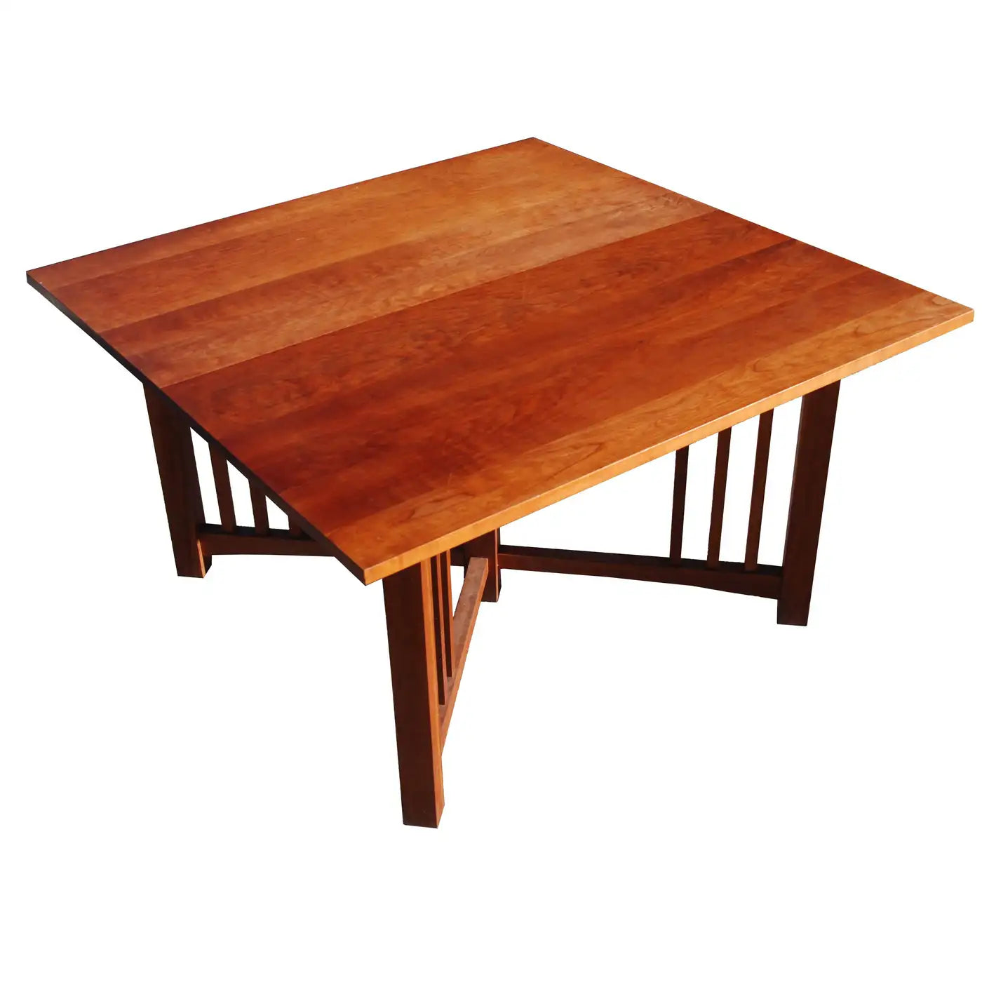 Traditional trestle table in mission style