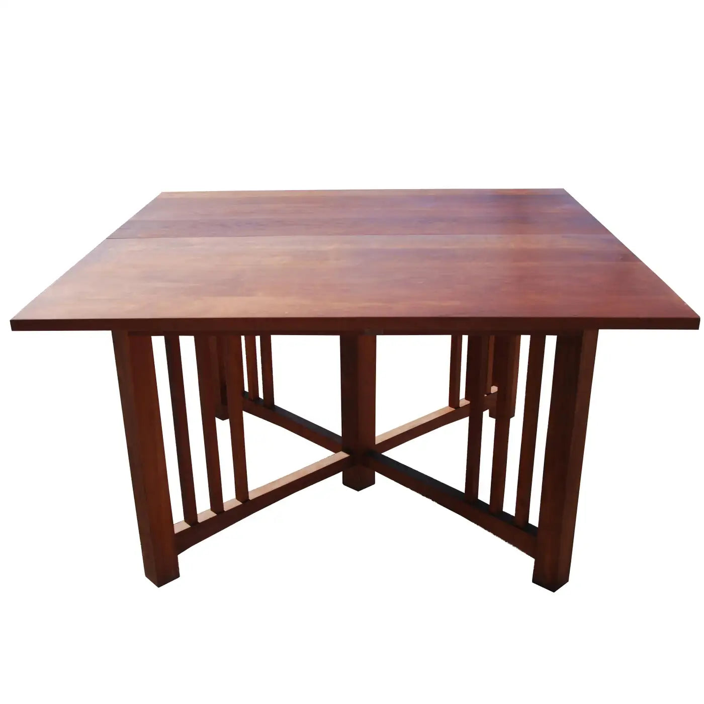 Mission style extension table for dining