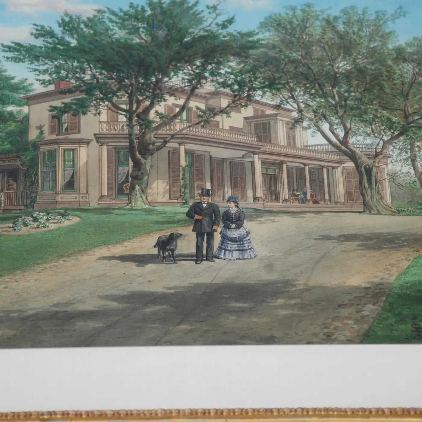 vintage watercolor by James David Smillie