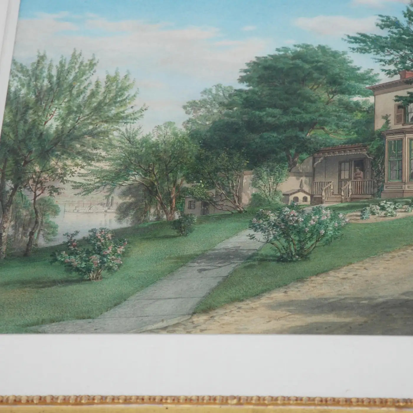antique collectible watercolor artwork