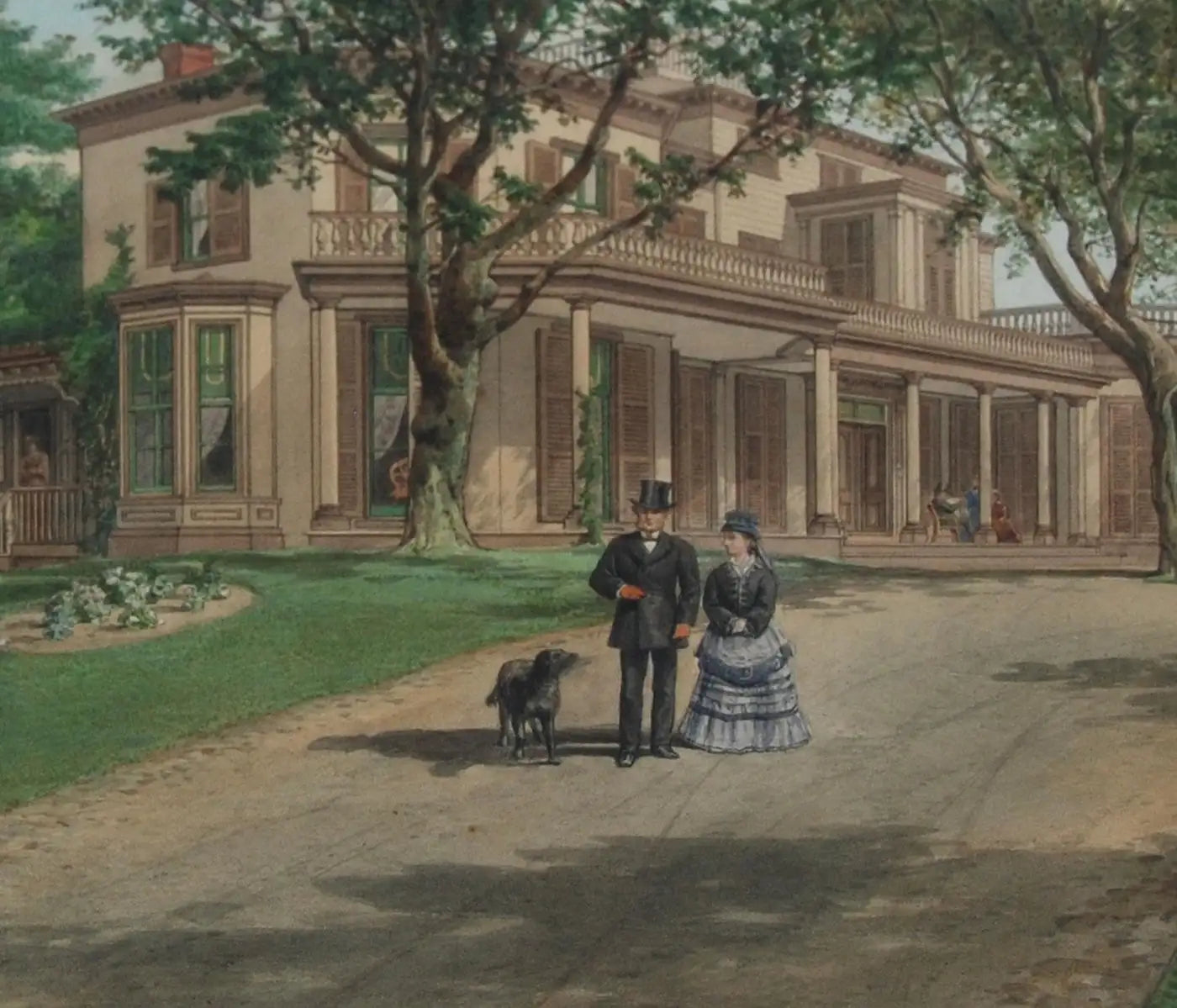 historic watercolor art from 1872