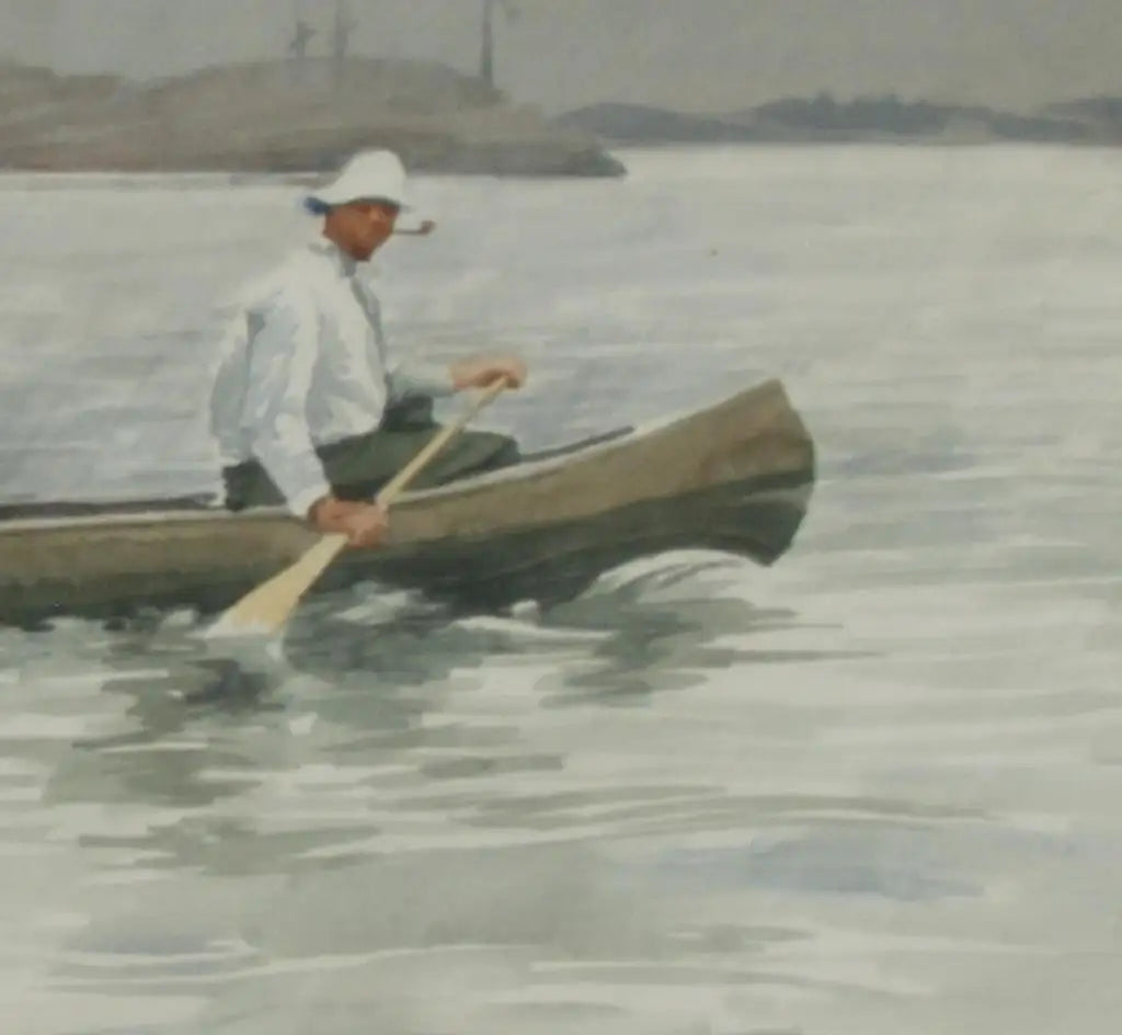 watercolor painting in Homer manner from 1939