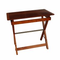 Mid-century X-leg end table