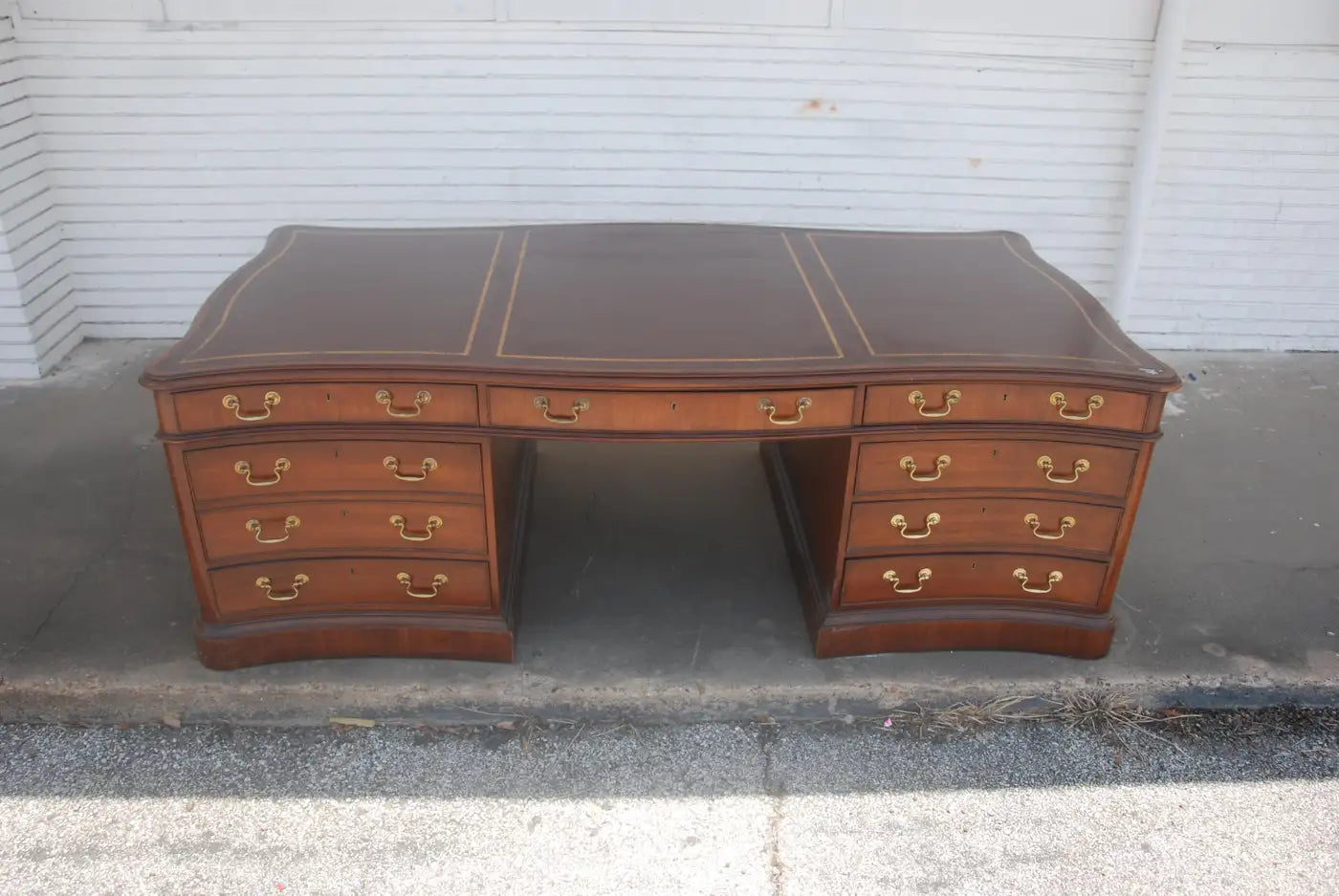 Wood partner’s executive desk Baker