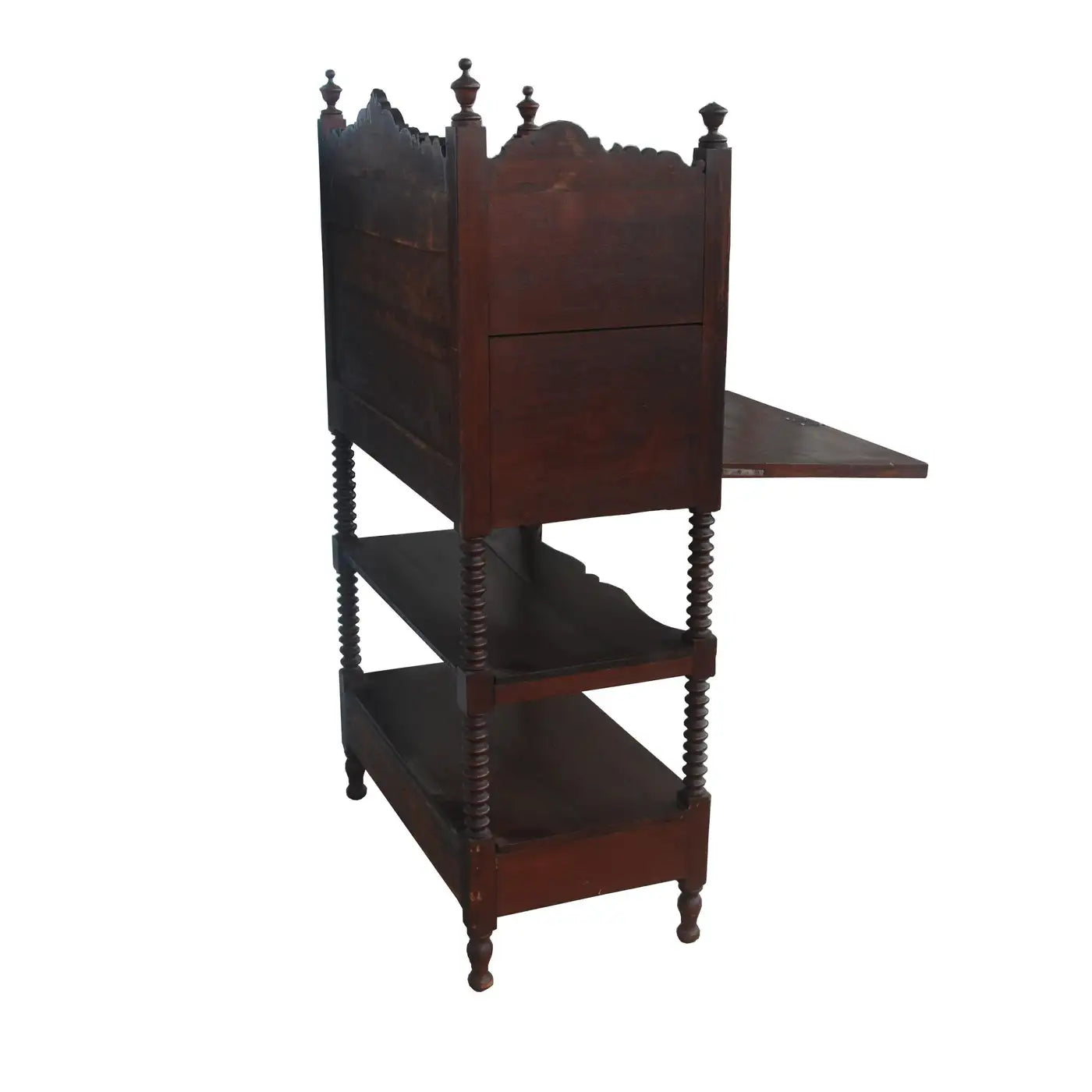 elegant antique Bonheur du Jour cabinet