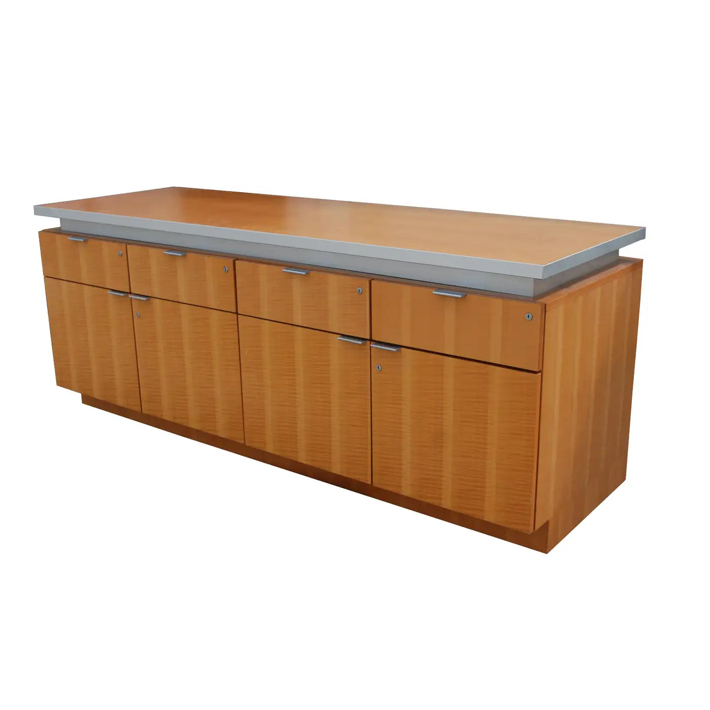 modern wood credenza by Bernhardt