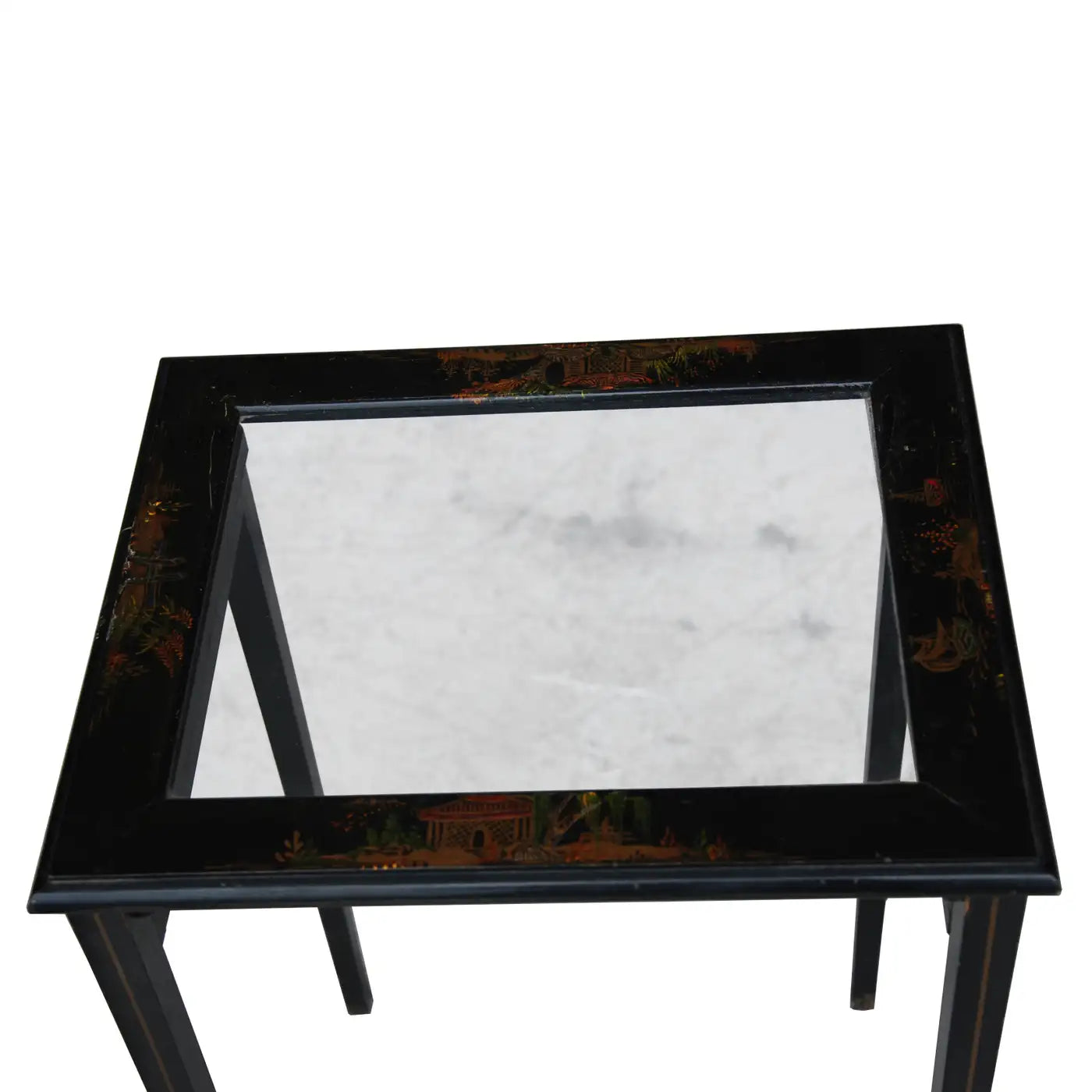 Asian inspired vintage nesting tables set