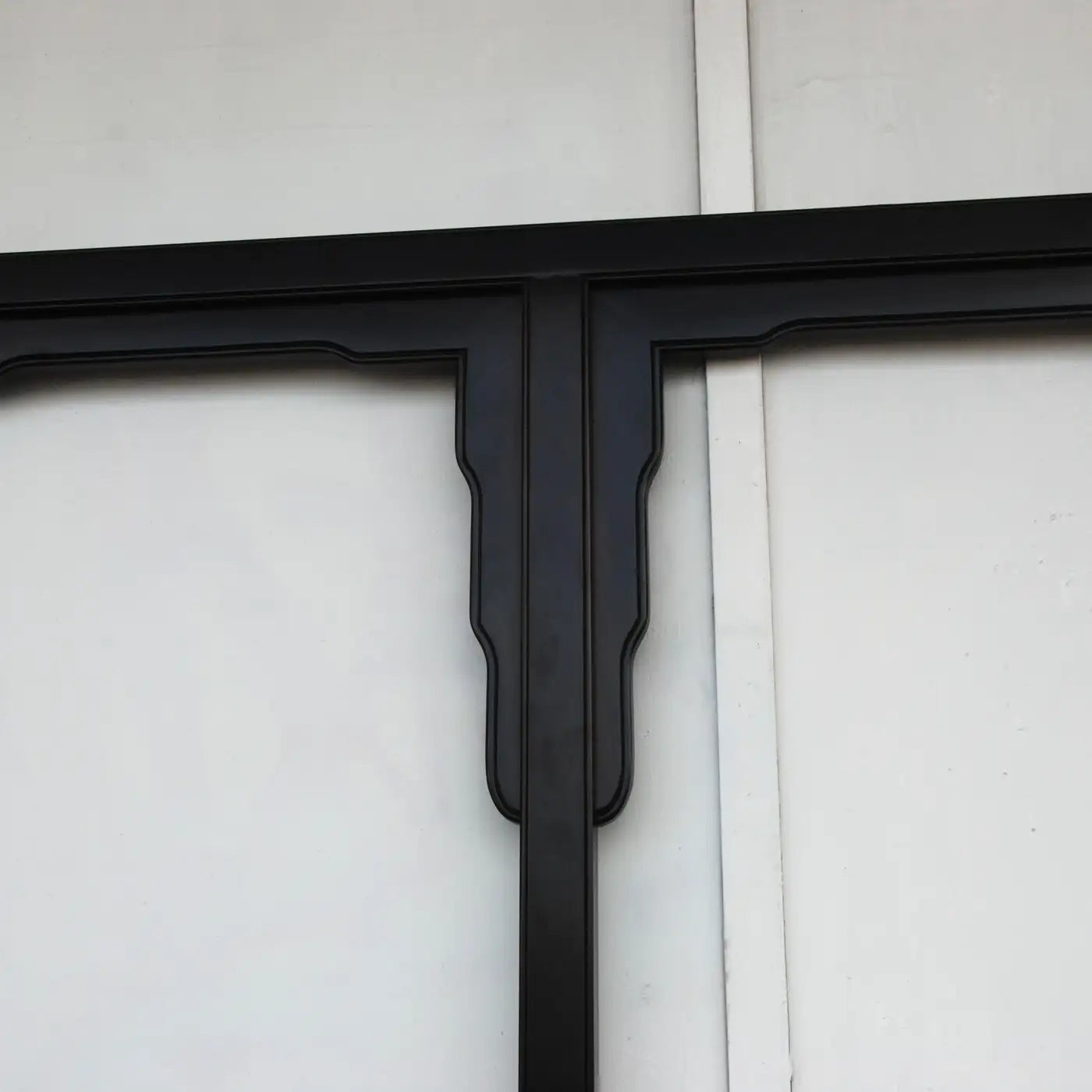 93" Black Lacquered Chin Hua Headboard by Century Furniture