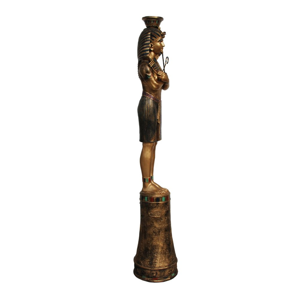 70″ Egyptian Pharaoh Statue Floor Lamp (MS10423)