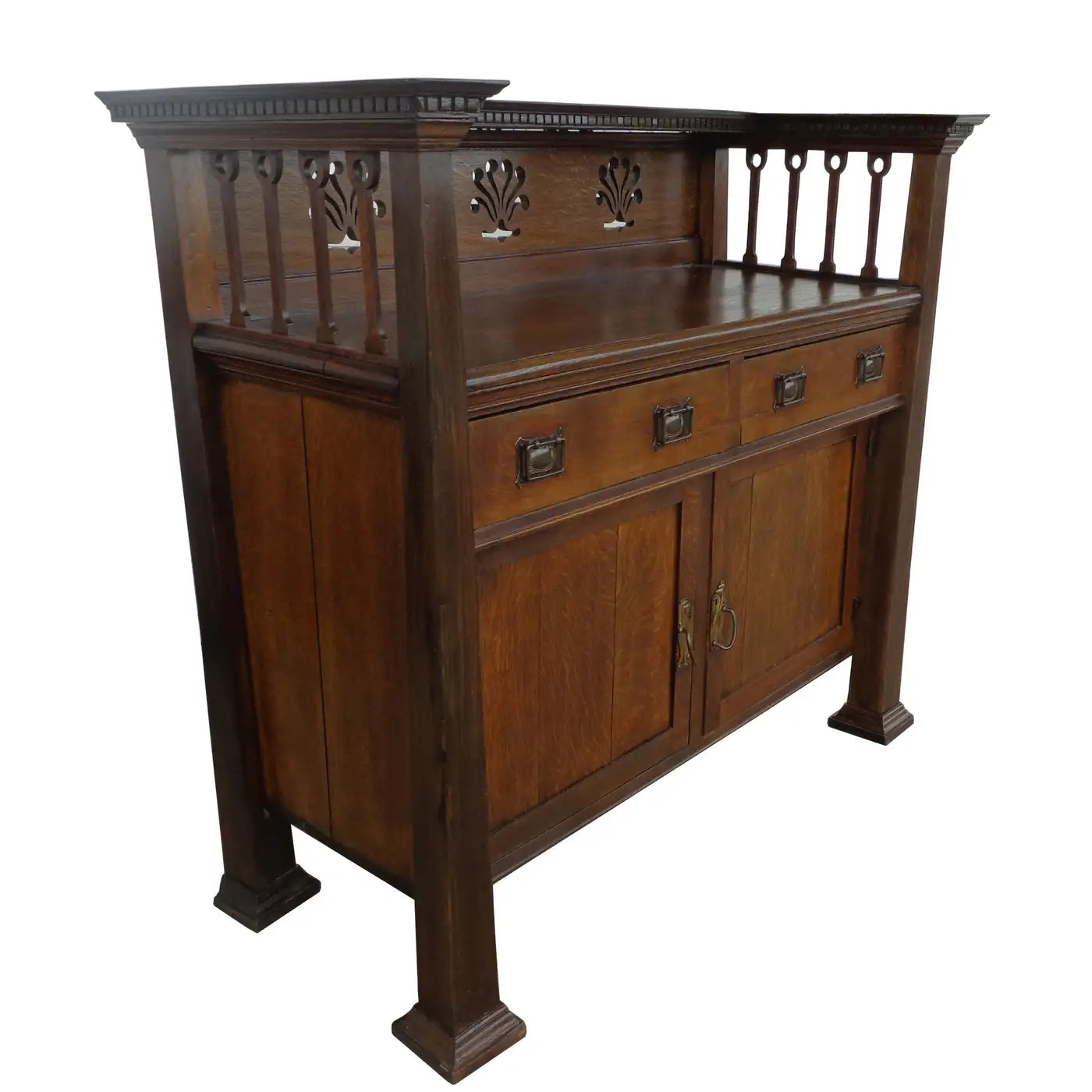 Classic mission style solid wood dining table