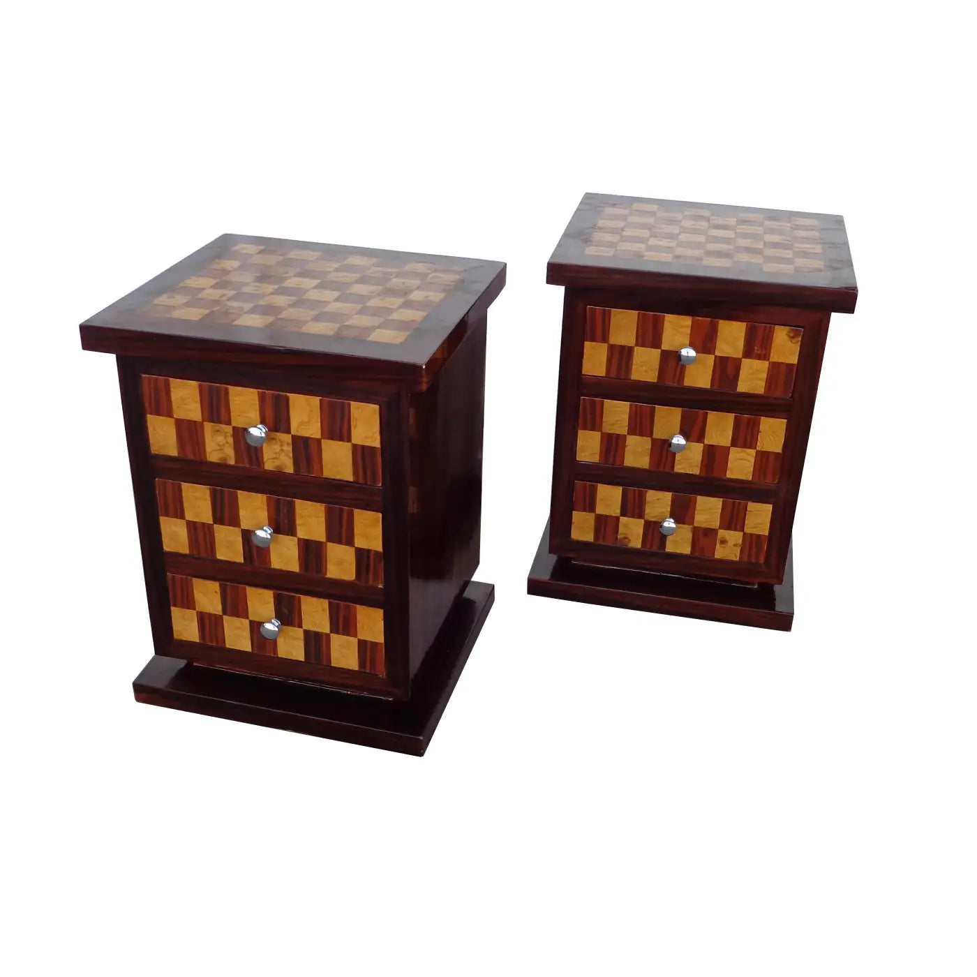 Matching Art Deco side tables