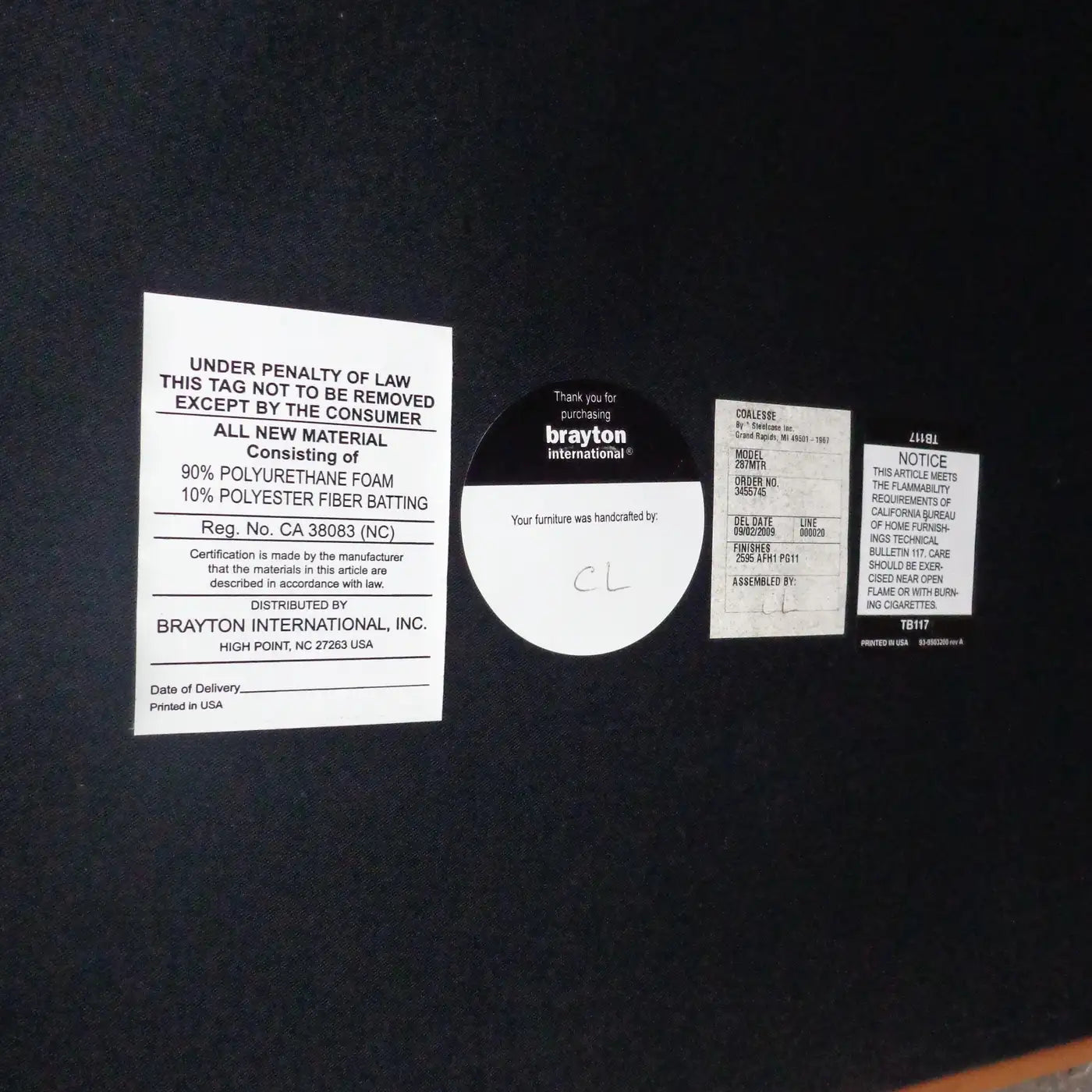 Designer Brayton seating for home or office