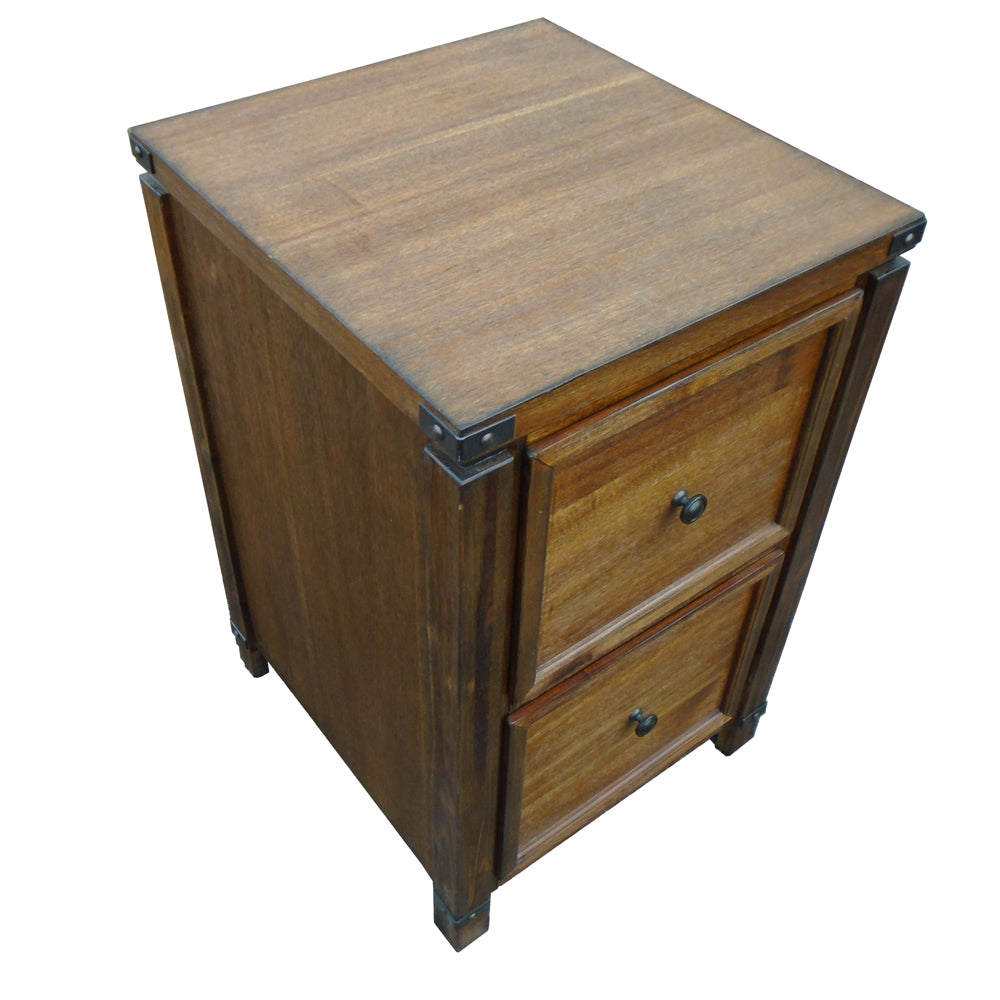 Vintage Baton Rouge metal file cabinet with industrial design from Metro Retro Furniture