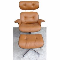 Vintage Plycraft Lounge Chair and Ottoman
