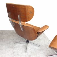 Vintage Plycraft Lounge Chair and Ottoman