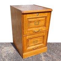 19″ Wood File Cabinet