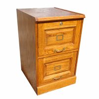 19″ Wood File Cabinet