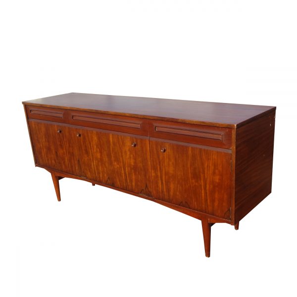 Vintage wooden cocktail sideboard 66 inch