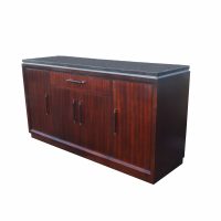 Dining room server cabinet with marble surface