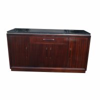 Henredon luxury sideboard with ornate wood finish