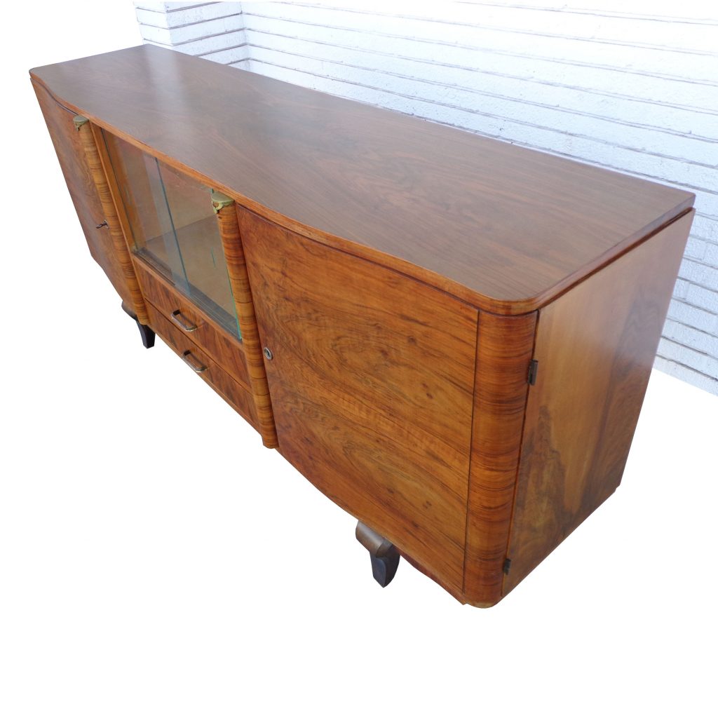 Vintage 78″ Art Deco Cocktail Cabinet (MS10042)