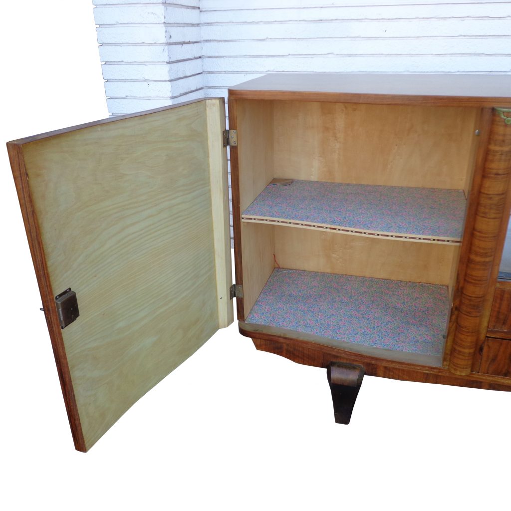 Vintage 78″ Art Deco Cocktail Cabinet (MS10042)