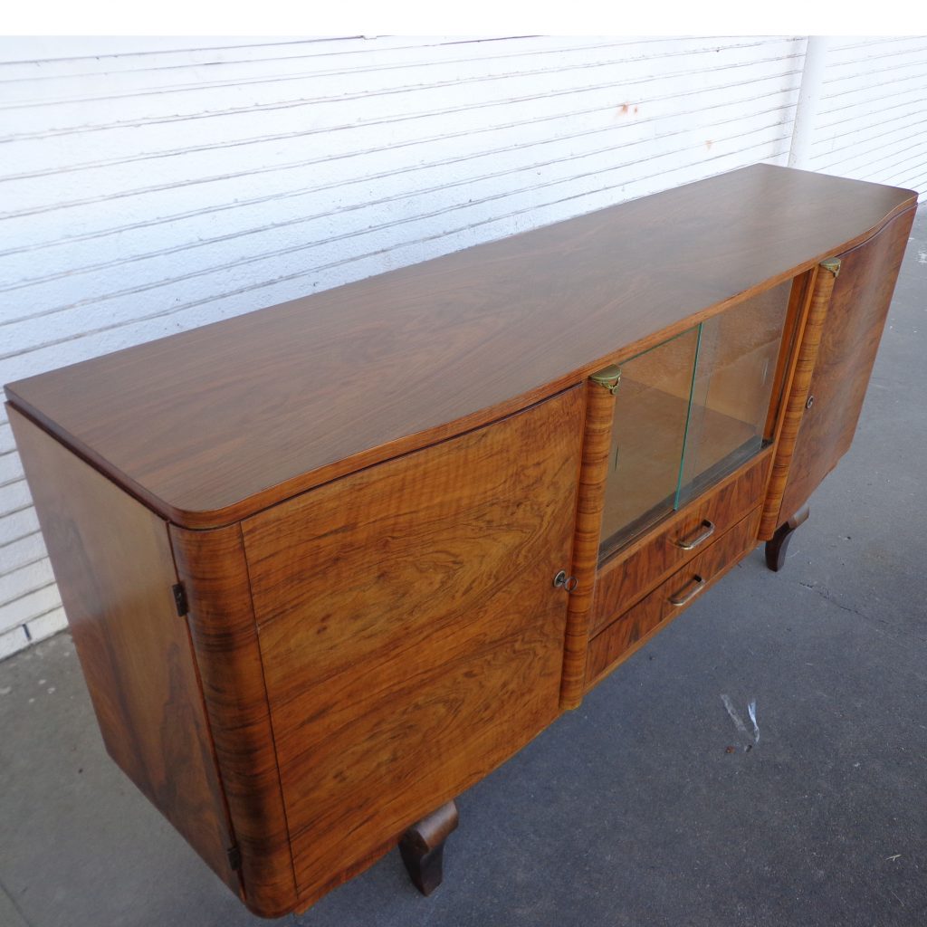 Vintage 78″ Art Deco Cocktail Cabinet (MS10042)
