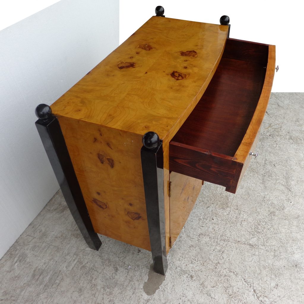 39 inch Art Deco style wood cabinet