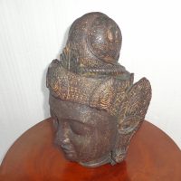 Zen style Buddha bust decor