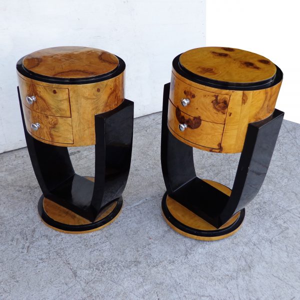 Elegant Art Deco style nightstand