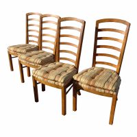 Classic Drexel dining set with wood table and six side chairs