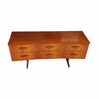 Vintage mid century modern sideboard with drawers