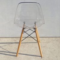 lucite chair with modern design
