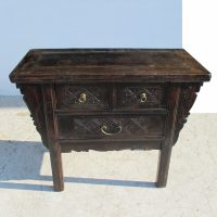 Vintage Chinese storage cabinet in traditional style