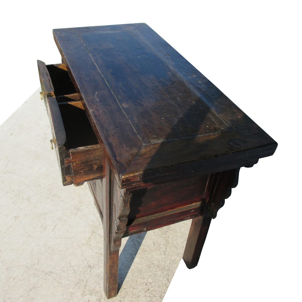 MS10115 antique Chinese armoire with rich patina