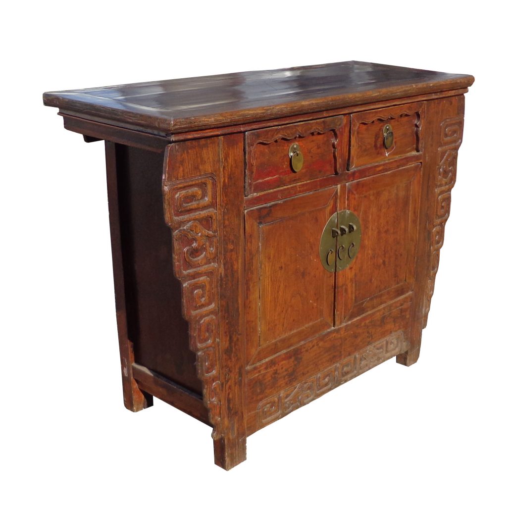 Vintage Chinese console with traditional design