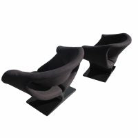 Retro Ribbon Chair with sculptural curves