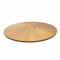 spacious round meeting table 84″