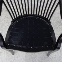 Jack Lenor Larsen Banker Style Arm Chairs