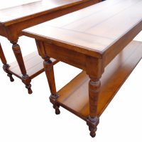 Italian style maple table by Baker Furniture