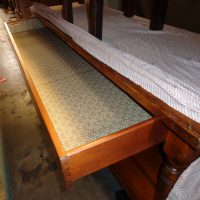 Rustic Italian maple Baker kitchen table