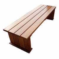 70″ Solid Wood Bench
