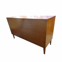 Walnut Paul McCobb credenza with minimalist design