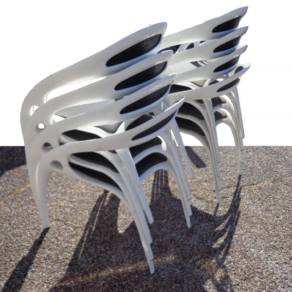 1 Bernhardt Stacking Armchair