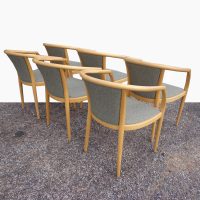 Set Of 6 Keilhauer Arm Chairs