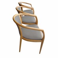 Set Of 3 Keilhauer Arm Chairs
