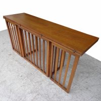 Mid century flip top dining table