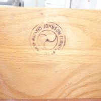 Vintage bedroom dresser from Johnson Furniture Co