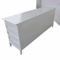 Renzo Rutili mid-century dresser with wood finish